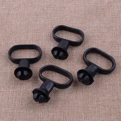 CITALL 4Pcs Universal Black Rubber Front Mudguard Speedometer Cable Guide Holder for Motorcycle 5.5x4.1 cm