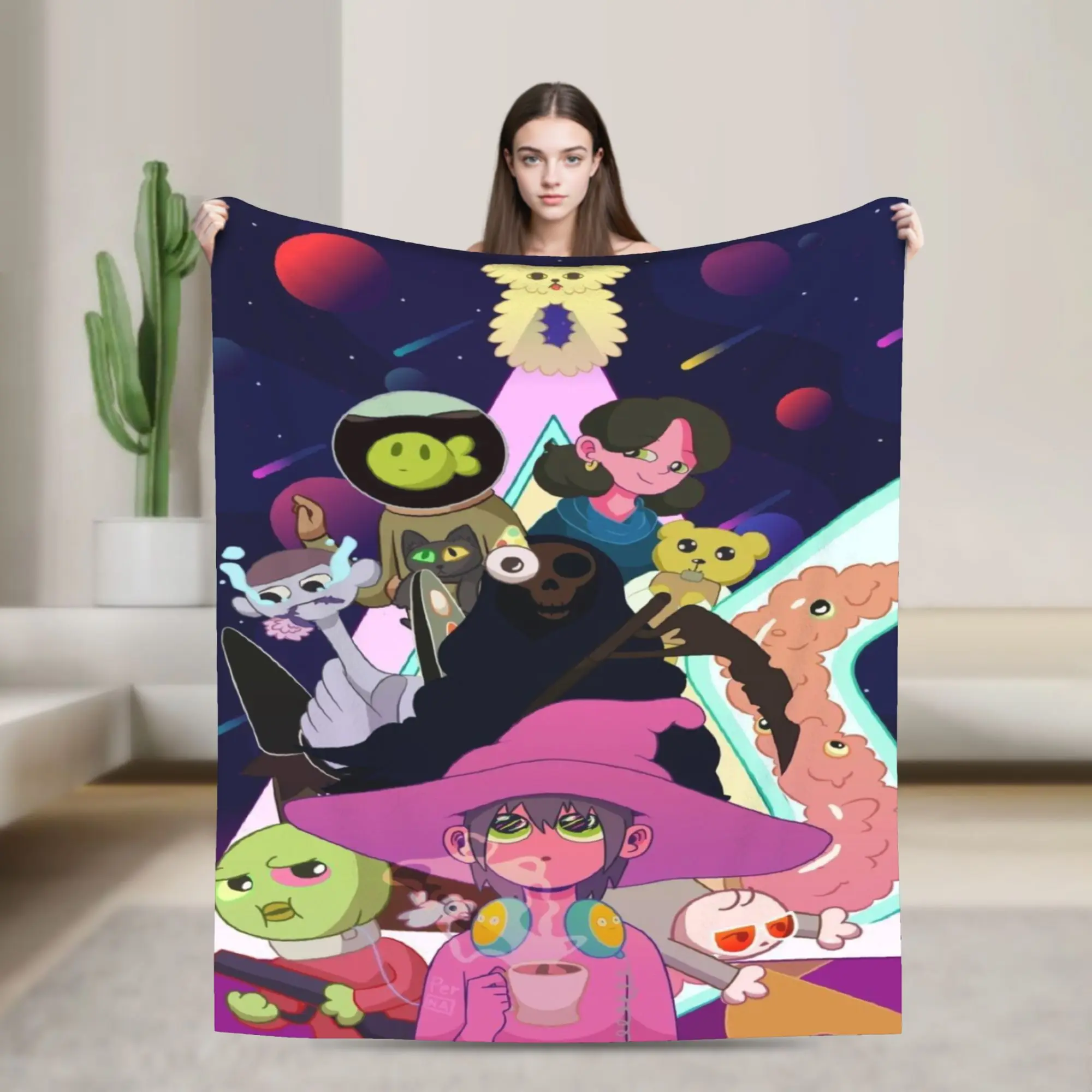 Midnights Gospes Accessories Blanket Lightweight Thin Fleece  Throw Blanket Comfortable Bedspreads