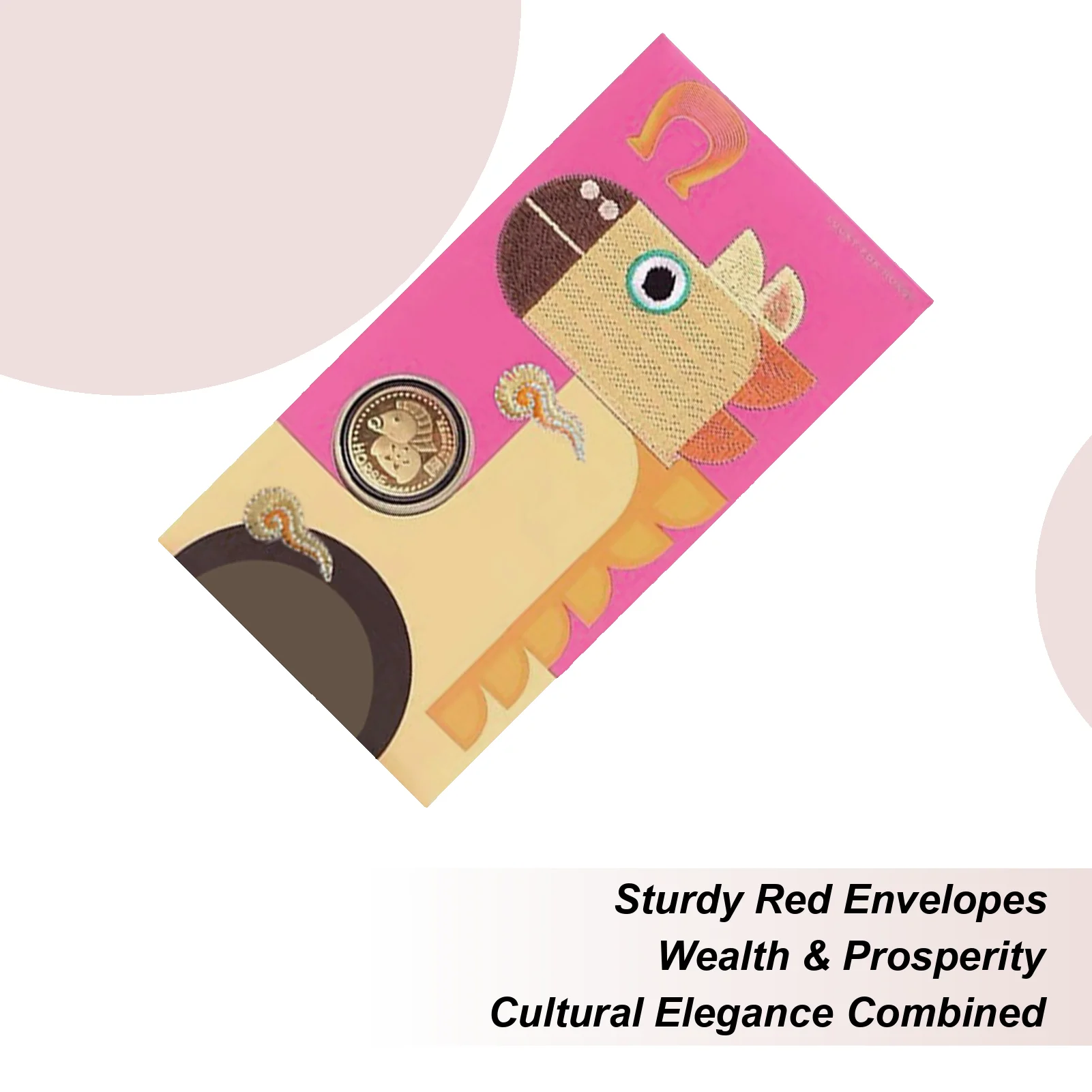 Red Envelopes For Money Blessing Souvenir With Coin Gold Collectible Coin For New Year Boys Girls Adults Elderly Family Friends