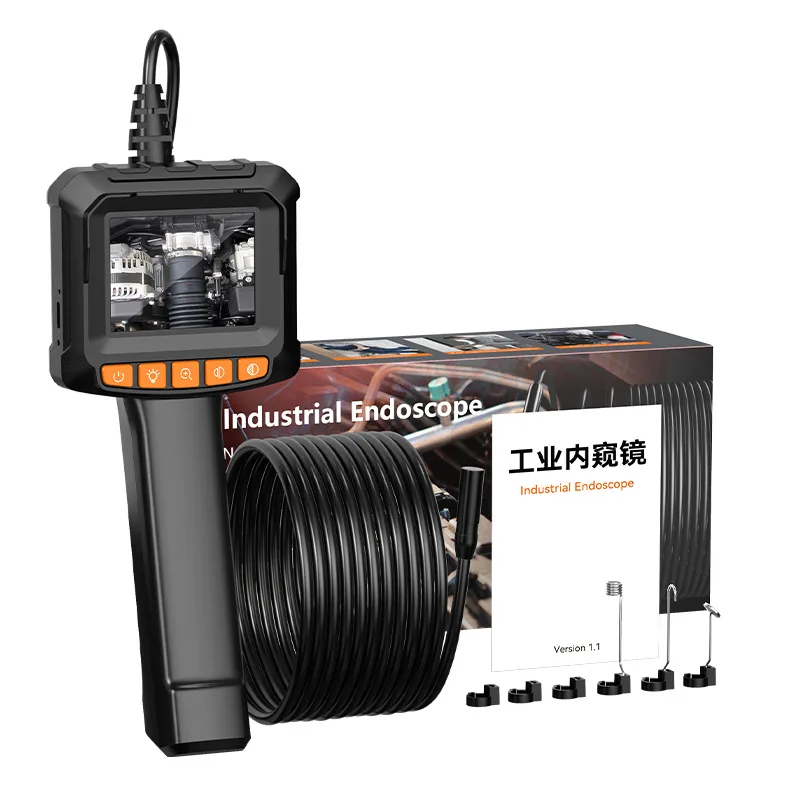 High definition screen 2.4 inch industrial endoscope pipe car repair appliance detection handheld convenient visual