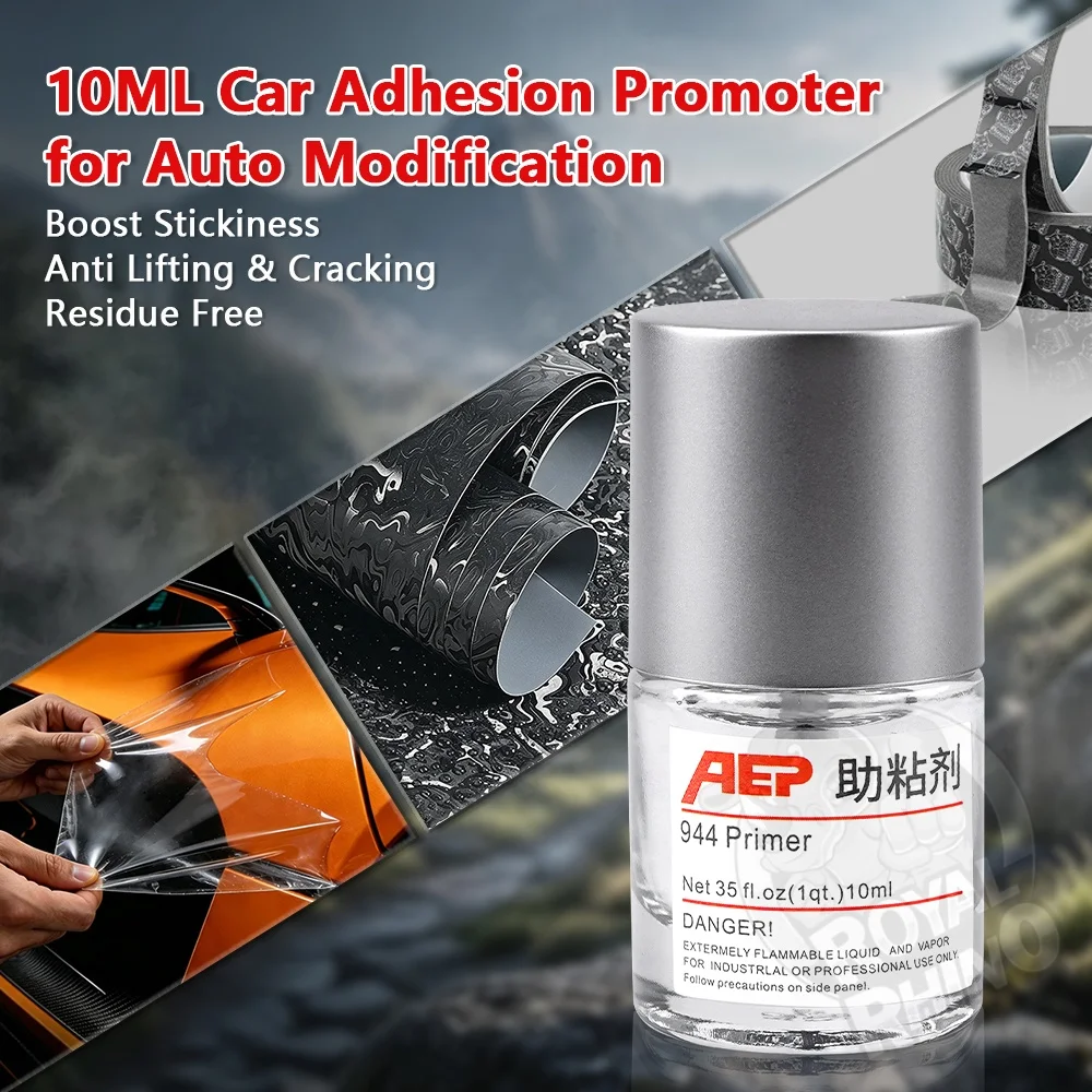 10ML Super Strong 944 Primer Adhesive Adhesion Promoter Enhanced Viscosity For Car Accessories Acrylic Foam Double Sided Tape