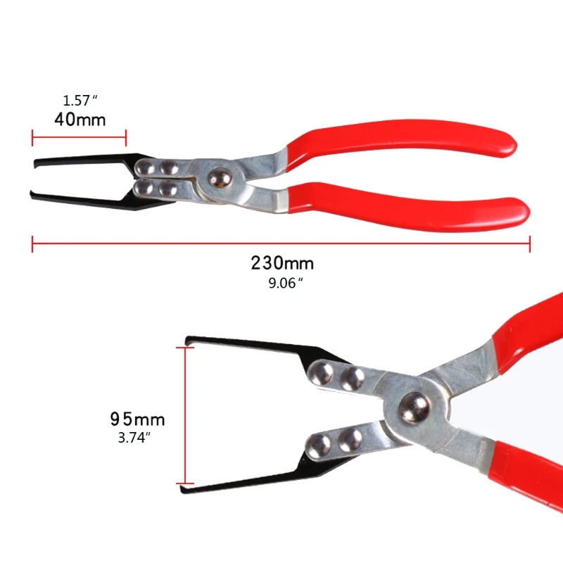 Industrial Grade Car Relay Disassembly Clamp Relay Extraction Pliers Relay Puller Removal Pliers Tool Red Plastic Handle