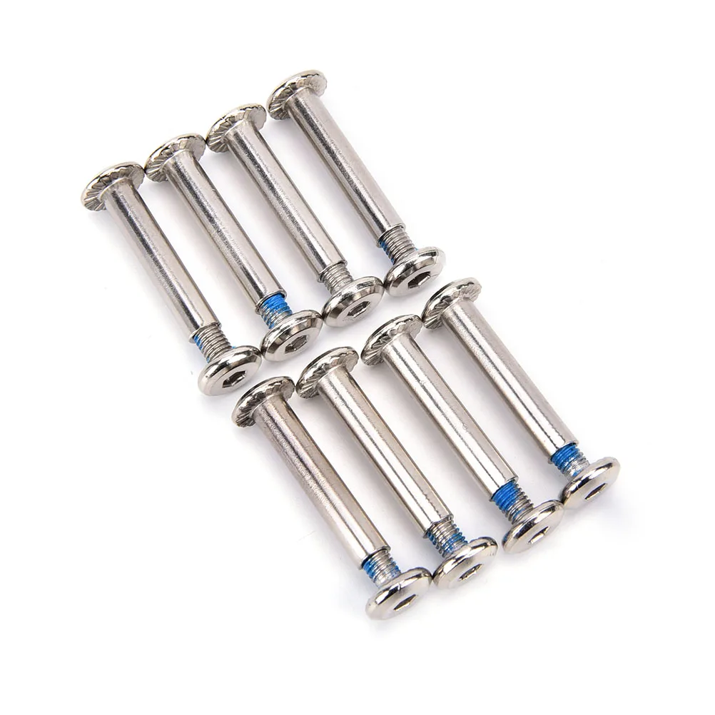 New【8Pcs/set Inline Roller Axles Blades Screws Skate Wheel Bolts For Skate Shoes】