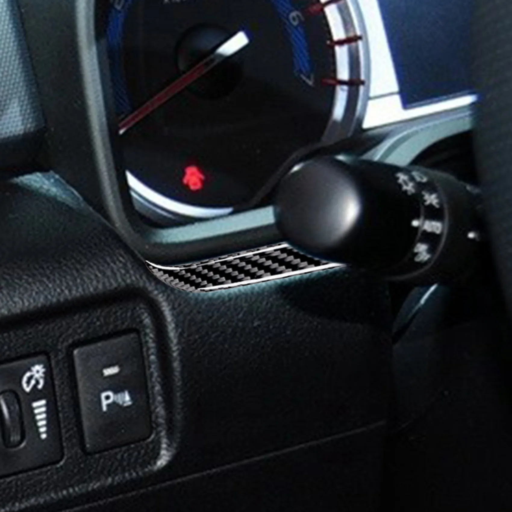 Car Dashboard Sides Decorative Cover Trim Sticker Decal for Toyota 4Runner 2010-2020 Soft Carbon Fiber Car Interior