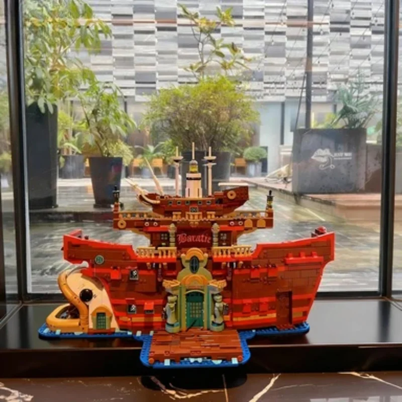 

3402pcs Creative Series Model Ornaments Seafood Restaurant Boys Puzzle Assembly Building Blocks Toy Birthday Gift