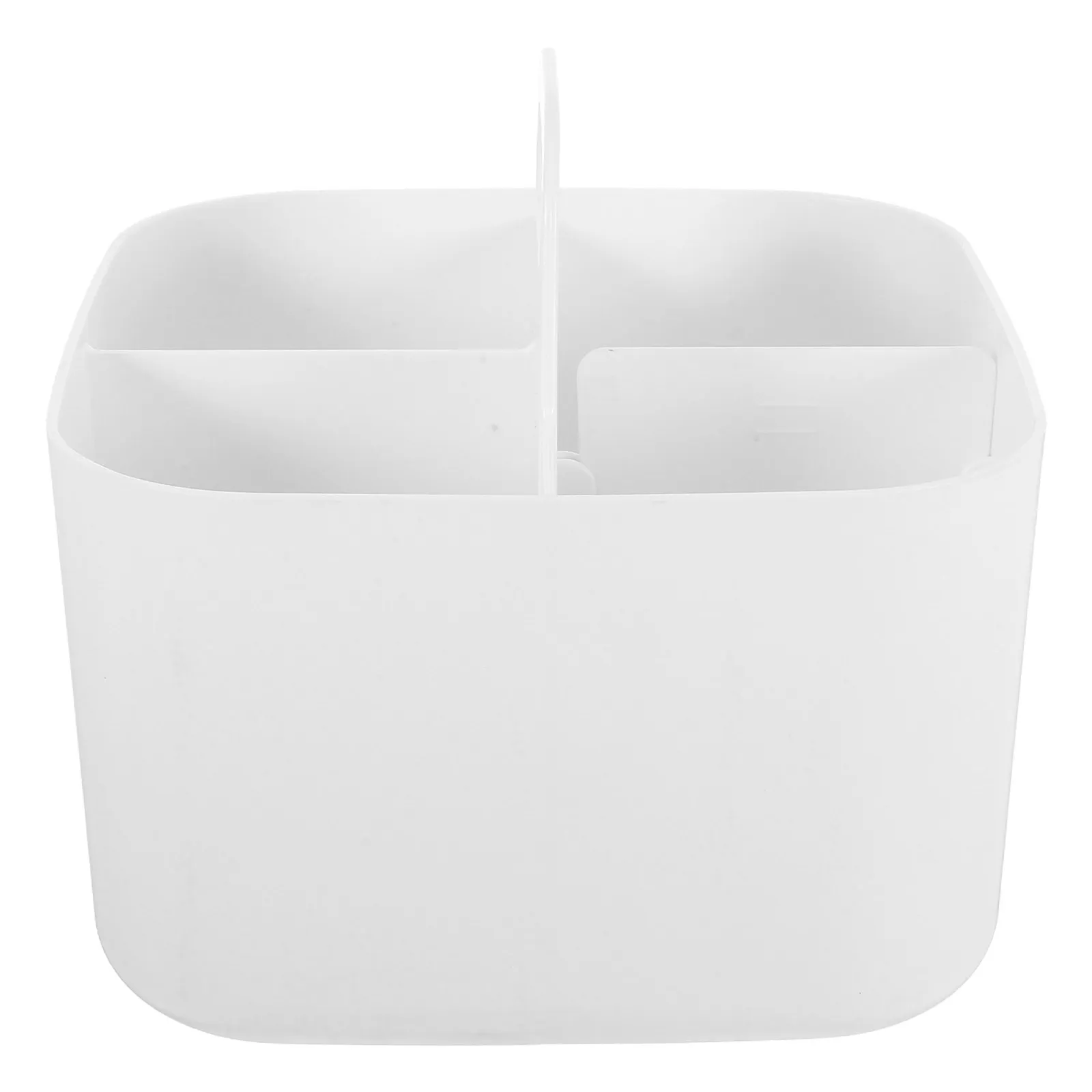 

4 Compartment Storage Basket with Handle Portable Organizer for Makeup Kitchen Utensils Stationery Tools Art Supplies Desktop
