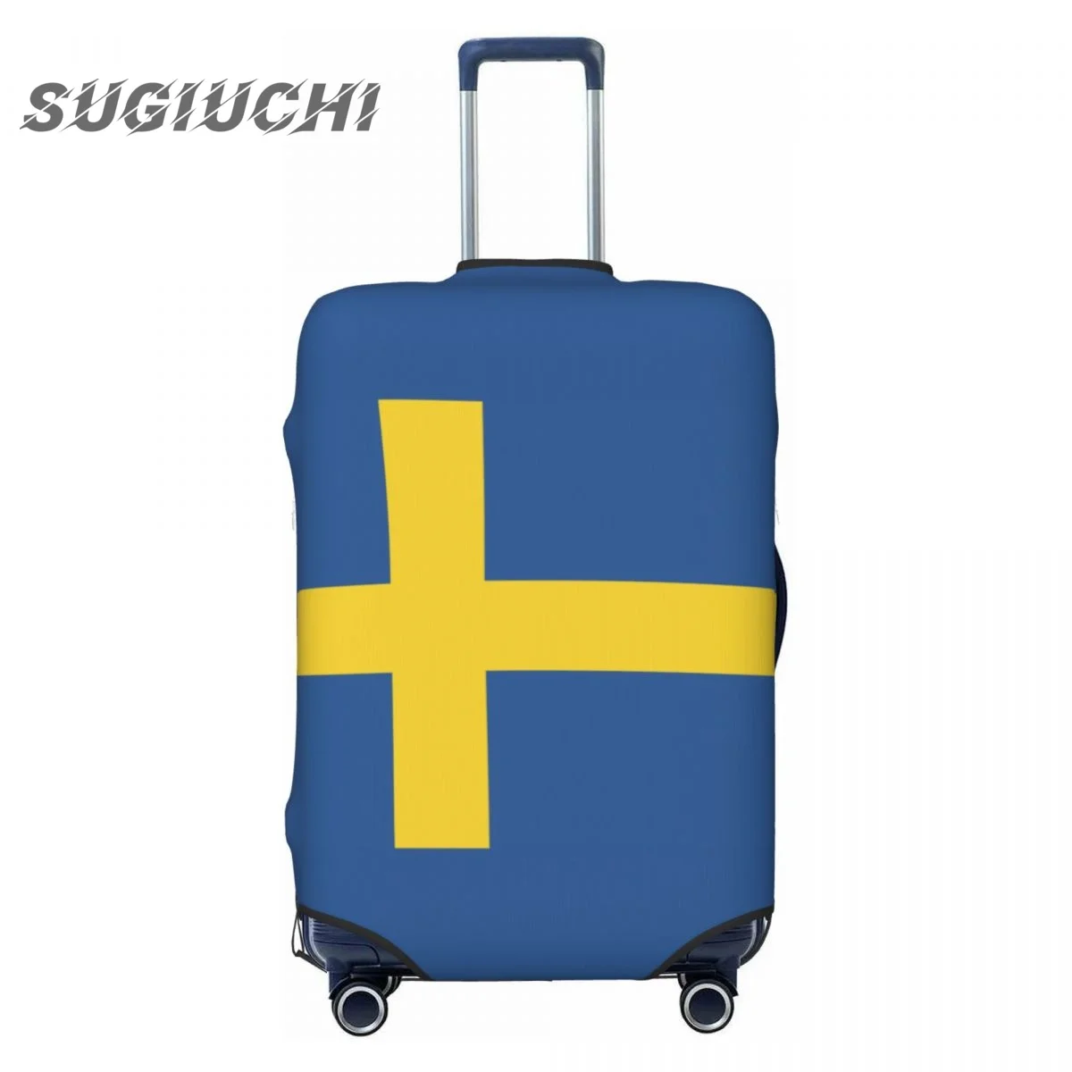 

Sweden Country Flag Luggage Cover Suitcase Travel Accessories Printed Elastic Dust Cover Bag Trolley Case Protective