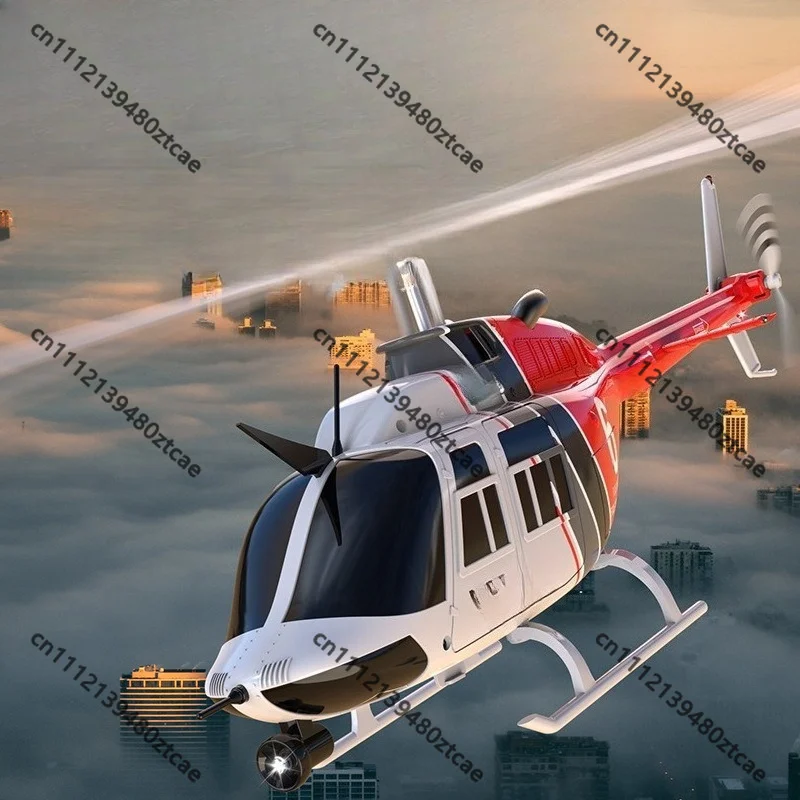 C138 6CH Single Rotor Flybarless Helicopter Altitude Hold Hobby RC Toy Aircraft