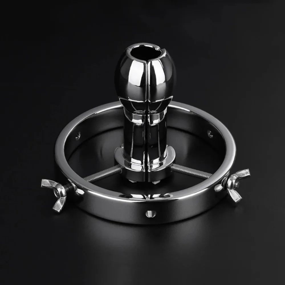 Metal Anal Expander Adjustable Anal Dilator SM Sex Toys for Men Women Vaginal Anal Stretcher Smooth Tapered Plug for Easy Insert view 3