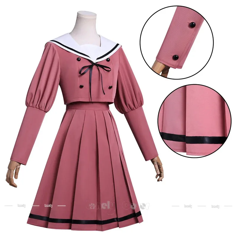 사이애니메 카오루 하나와 린 토 사쿠 카오루코 와구리 코스프레 의상 가발 교복 플리츠 스커트 JK 슈트 여성 소녀용 페스티벌
