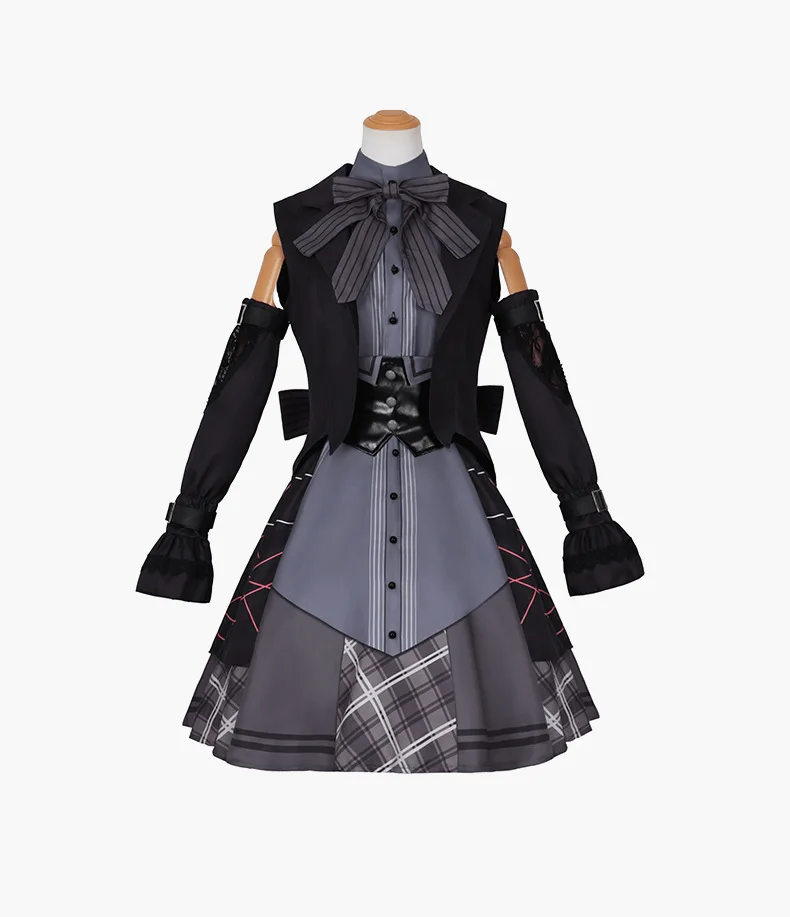 

Yoisaki Kanade Cosplay Anime Project Sekai Colorful Stage Feat Costume Uniform Women Punk Lolita Shirt Dress