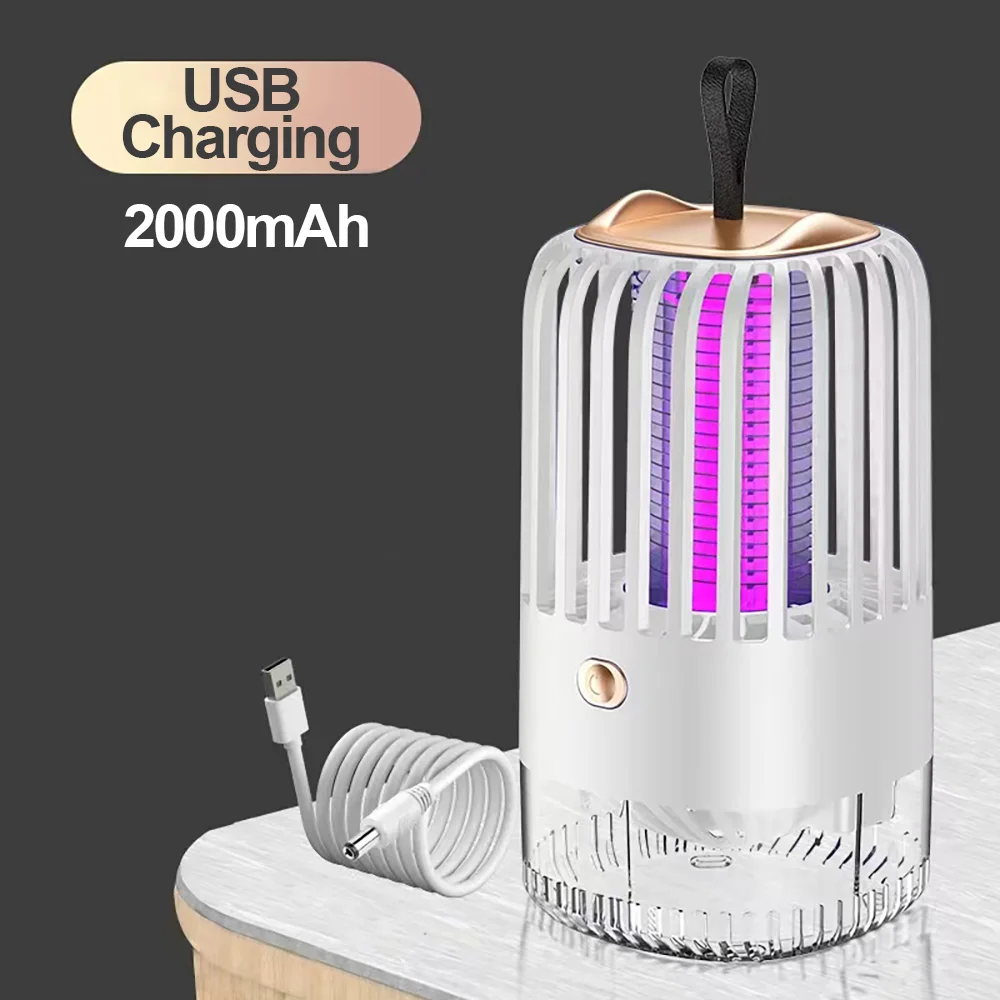 전기 충격 모기 킬러 램프, UV 라이트, USB 충전, 음소거 트랩, 파리 벌레 퇴치, 모기 방지 조명, 2023 신제품  Best5