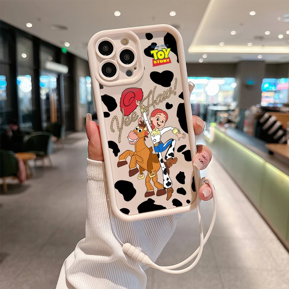 Hot Storys Anime Toys Phone Case for OPPO A5 A7 A16 A17 A38 A53 A54 A55 A58 A72 A74 A76 A78 A94 A98 4G 5G Cover With Hand Strap