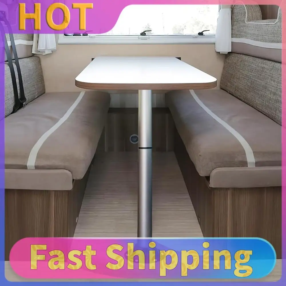 

2 Pcs RV Table Base Mount Including Mounting Screws Camper Aluminum Mounting Bracket for RVs Travel Trailers Camping Tables