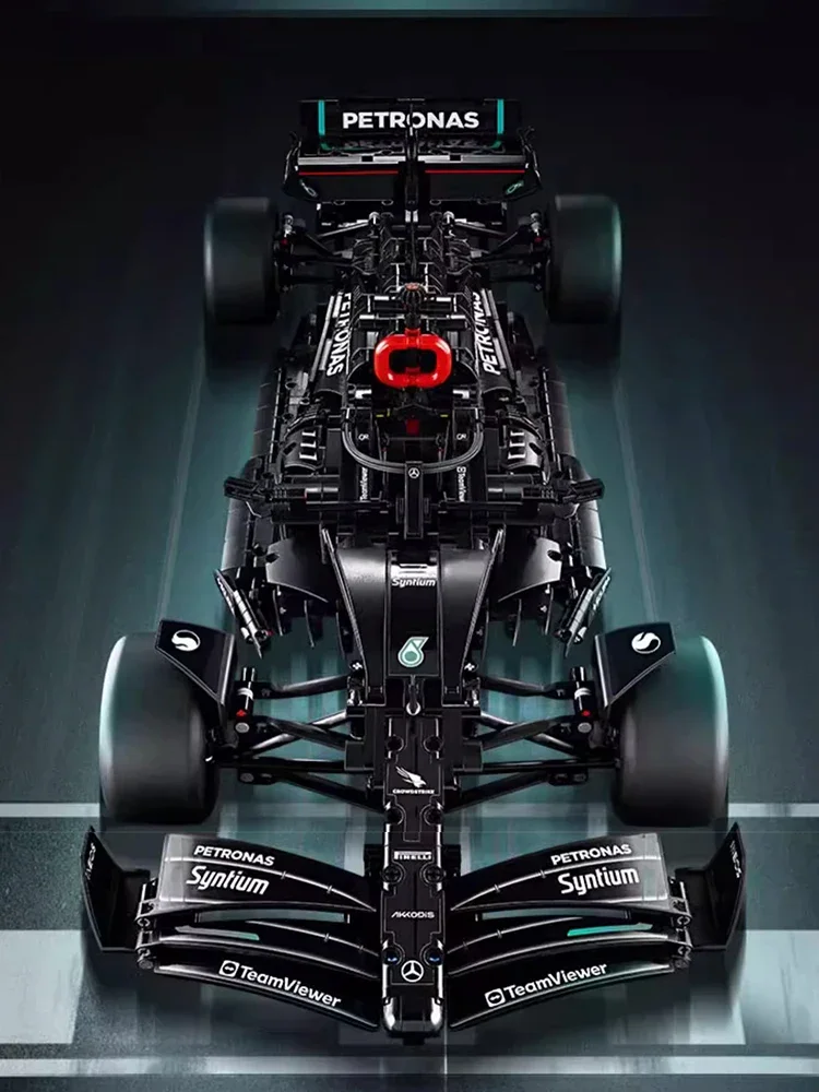 China Bouwstenen 8282 Mercedes Benz F1 Racing Technology Machinery Group Bouwstenen 2001 Deeltjesassemblage Gigantisch Speelgoed