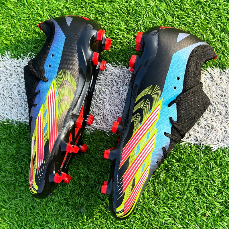 Mens Football Shoes Free Shipping Luxury Design Five-a-side Soccer Shoes Artificial Grass Childrens Football Boots for Kids