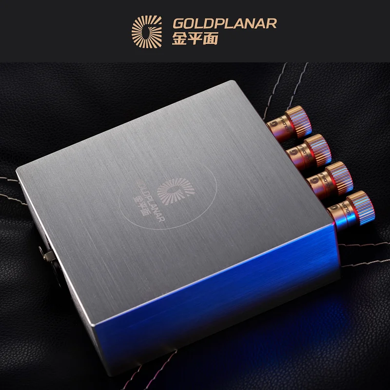 GoldPlanar febre grau HiFi alumínio fita fone de ouvido impedância conversor, GL12, Novo