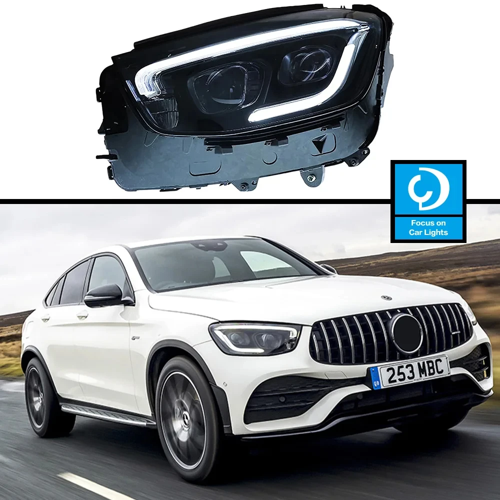 Car Front Headlights for Benz GLC LED Head Light 2017-2022 C253 X253 GLC200 GLC260 GLC300 LED DRL LED Head Lamp Auto Accessories