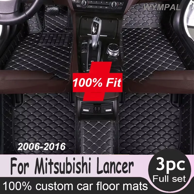 

Car Floor Mat For Mitsubishi Lancer II Cedia Virage 2006 2007 2008 2009 2010 2011 2012 2013 2014 2015 2016 Car Accessories