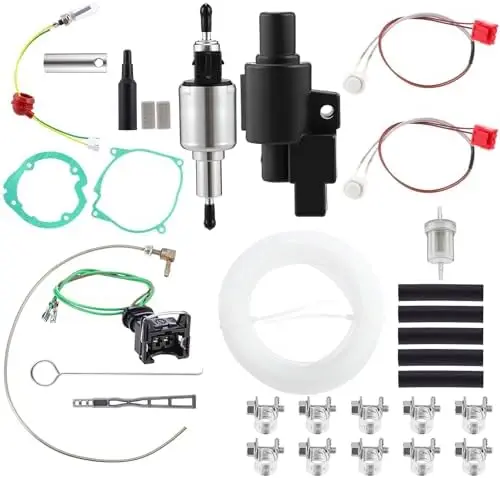 

Ремкомплект для дизельного отопителя Honoson 12В – запчасти 2 кВт, 5 кВт, 8 кВт для автомобилей, грузовиков, фургонов – свеча накаливания, топливный насос, прокладка