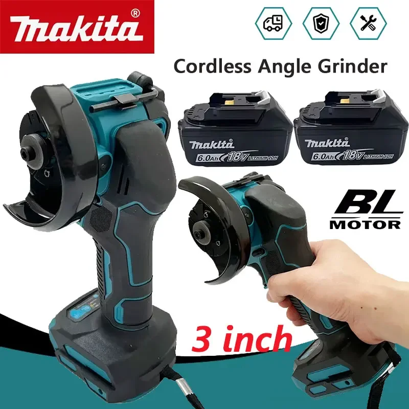 

Аккумуляторная угловая шлифмашина Makita 3 дюйма, беспроводная угловая шлифмашина 3 дюйма, электрический отрезной инструмент, циркулярная пила, электроинструмент