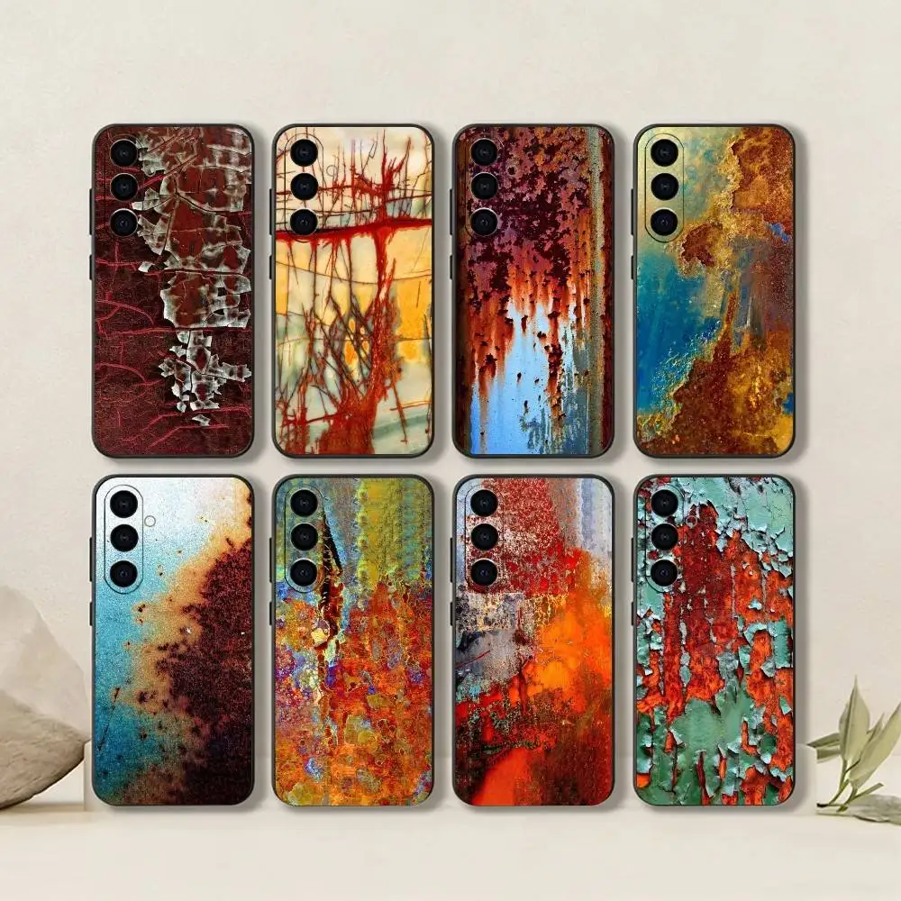 Rust Beauty   Phone Case Black Silicone Soft For Samsung Galaxy A73,A72,A71,A70,A53,A52,A51