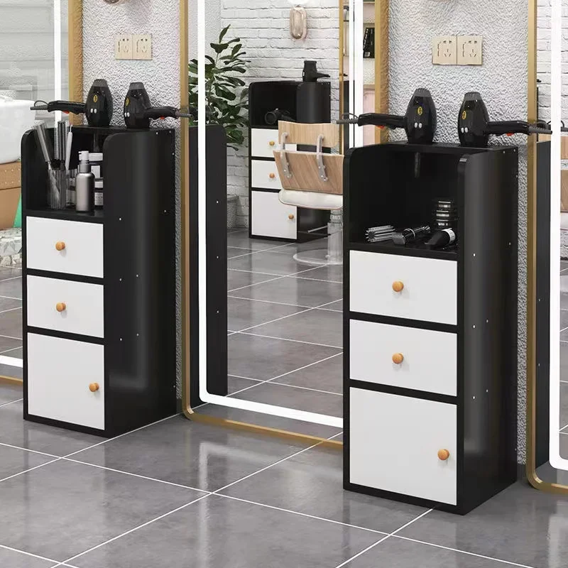 

Tool Cabinet Special Tool Desk for Hair Salon Multifunctional Rack Hairdresser Cabinet Haircut Cabinet