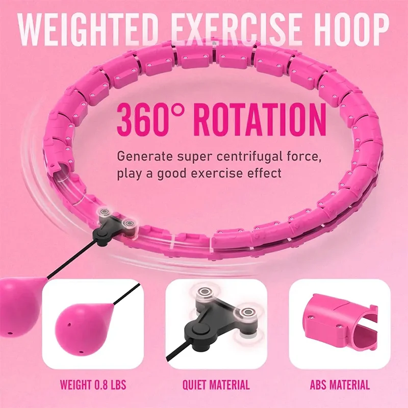 Intelligent Exercise Hoop Weight Loss And Slimming Exercise Fat Burning Fitness Equipment Special Detachable Massager