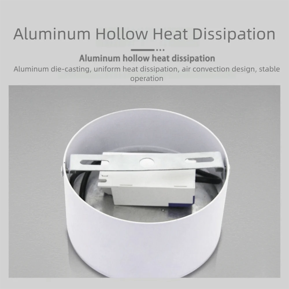 Faretto da incasso a LED ultra luminoso a montaggio superficiale Faretto da soffitto a LED con superficie in alluminio antiriflesso Design di alta qualità