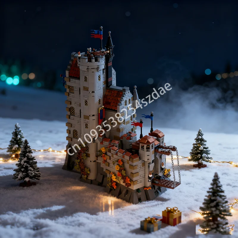 

2602pcs MOC Black Knights Dragon Slayers Castle Model Building Christmas Gift Blocks Architecture Toy Idea Brick Kids Birthday