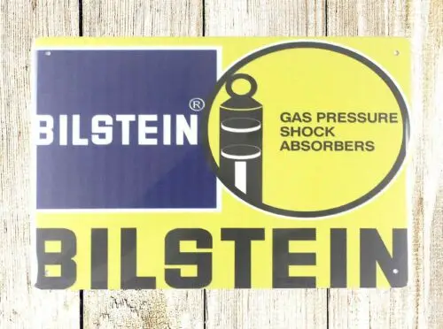 Bilstein Shock Absorbers tin metal sign garage themed decor