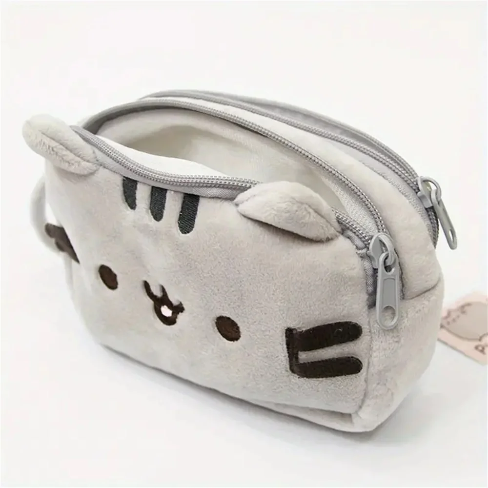 1PC Cute Cat-Themed Soft Pencil Case & Desk Organizer - Perfect for Daily Office Use