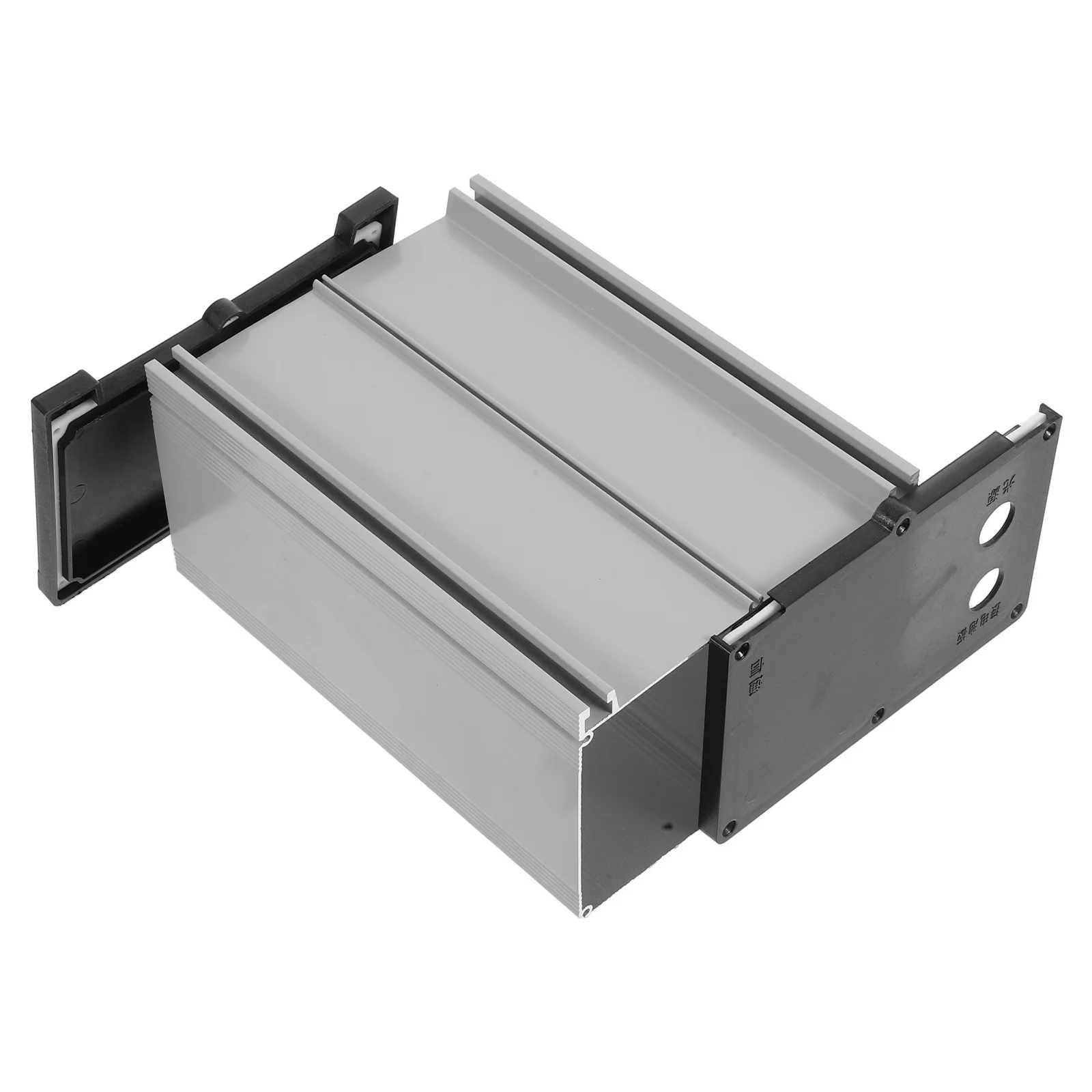 

Weatherproof Storage Box for Solar Street Lights Plastic Enclosure Case Outdoor Use Silver