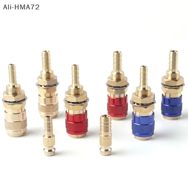 Ali-HMA72-ก๊าซระบายความร้อนด้วยน้ําอะแดปเตอร์ Quick Connector สําหรับ TIG/MIG เชื่อมไฟฉายปลั๊ก M6/M8