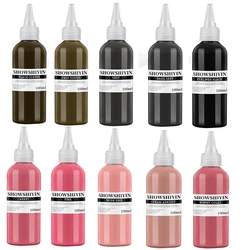 50ml Micropigmentation Pigment Tattoo Paint Ink For Permanent Makeup Eyebrow Lip Pmu Microblading Organic Liquid Body Art OEM