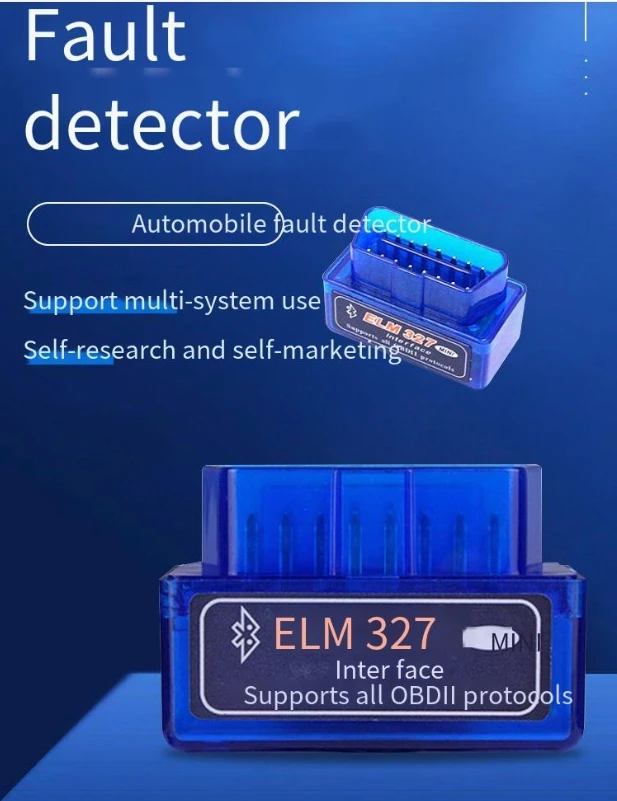 Automotive fault diagnosis detector ELM327 Dual-mode 5.1 Bluetooth obd2 mini v2.1 Bluetooth