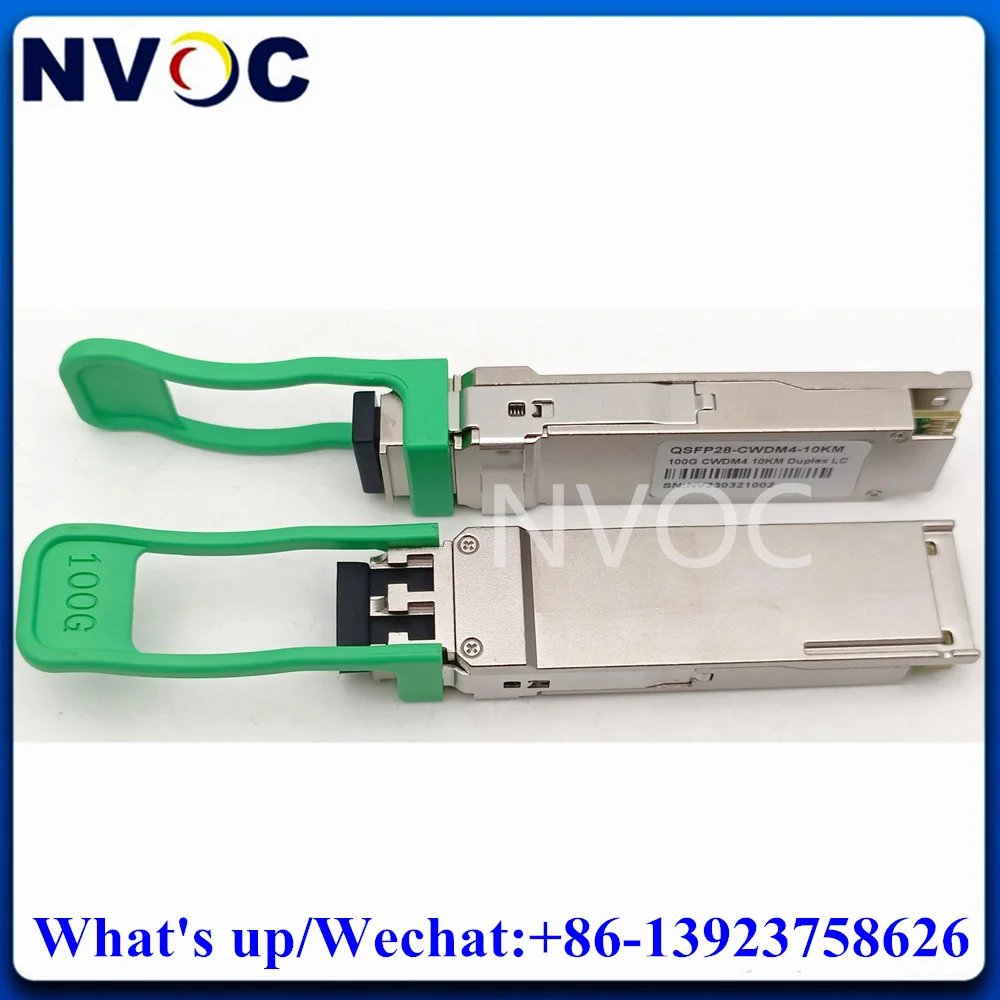 

100G CWDM4 10KM QSFP28 Duplex LC Optical Transceiver,QSFP28-CW-10KM SMF QSFP GBIC 100GBASE-LR4 Module