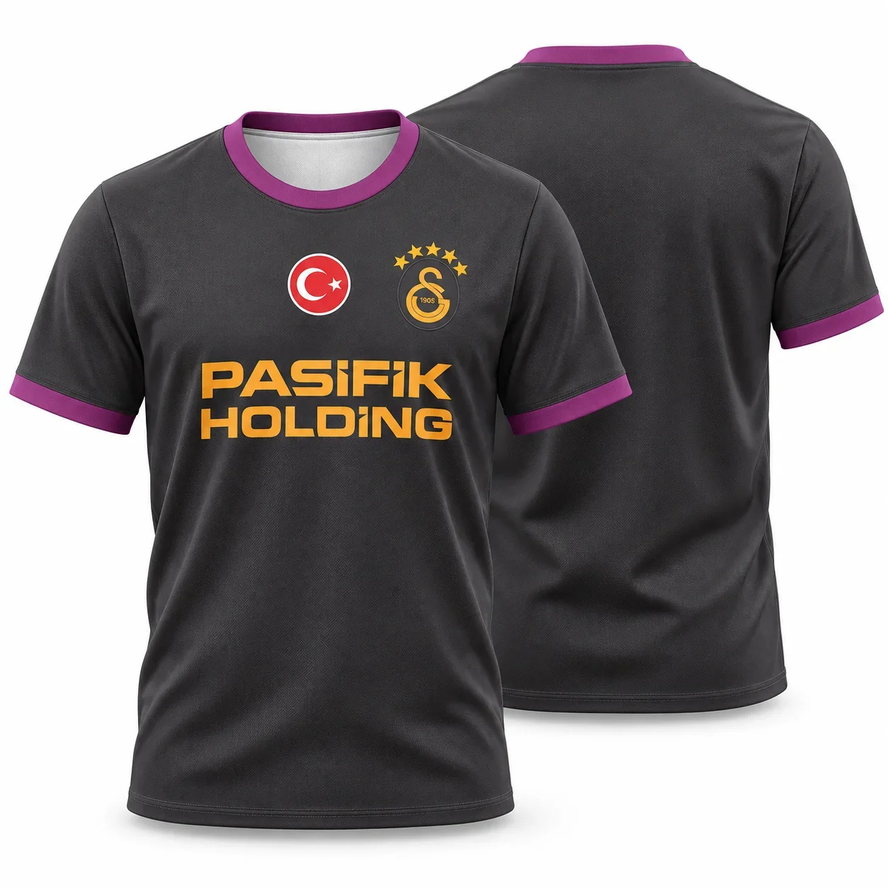 New Galatasaray Home Soccer Jersey Football Training Uniforms Men Short Sleeve Football  Match V T-shirt Men Women Clothing Top