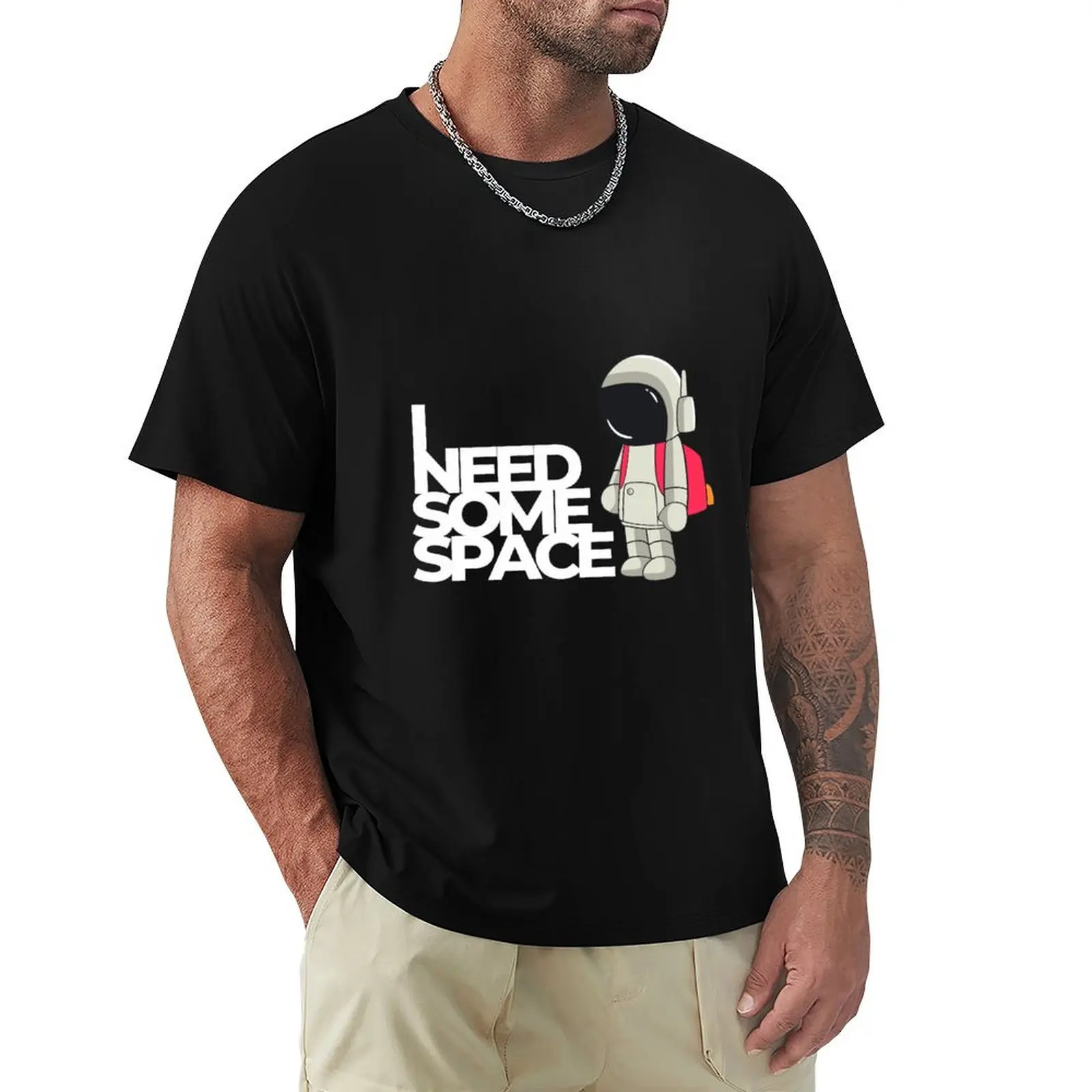 I Need Some Space T-Shirt Classic Graphic Short Sleeve Top