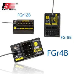FLYSKY FGR4B FGR8B FGr12B 2.4GHz 8/12CH Receiver PWM PPM Ibus for afhds3 NB4 / PL18 / frm302 RC vehicle / ship