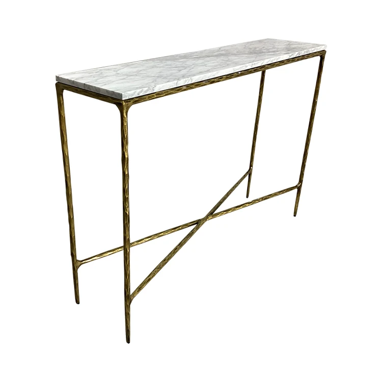 

Minimalist Fraged Furniture Console Table Marble Entrance Table