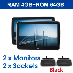11.6 Inch Android 10.0 Car Monitor Head Rest Screen For Mercedes Benz E C GLE GLS GLC S320 S550 S560 W167 Auto Pillow Monitor
