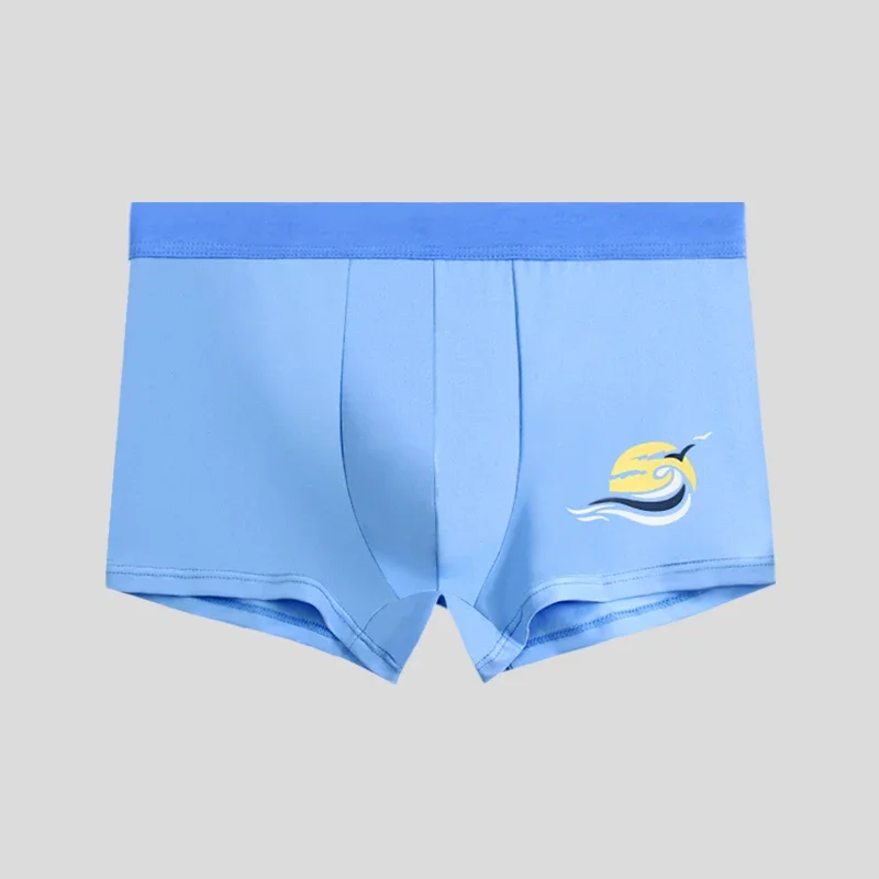 Teenagers pure cotton antibacterial underwear male boxer development period sports breathable shorts boys junior high school box