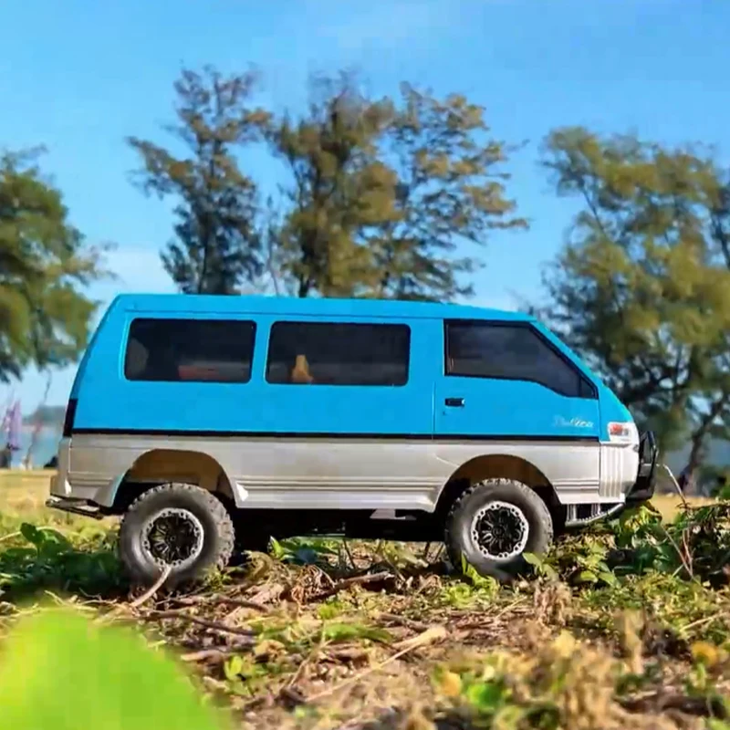 Novo ld1296 1:12 24g delica versão de transmissão de velocidade dupla carro de controle remoto simulação carro de controle remoto em escala completa