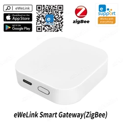 eWeLink App ZigBee Smart Gateway Hub Smart Home Automation Device Wireless Bridge Works with Alexa Google Alice Salute SON/OFF