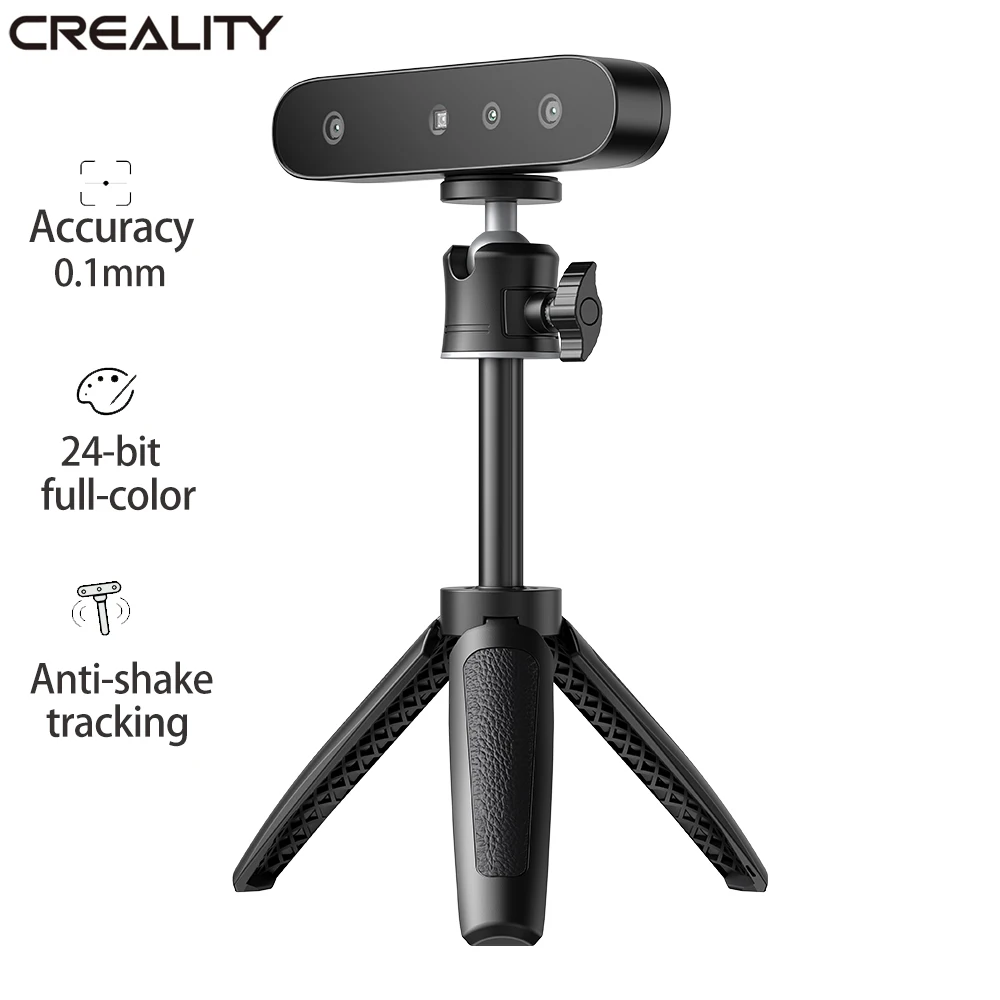 Creality CR-Scan Ferret SE 3D Scanner Anti-Shake Tracking 24-Bit Full Color Up to 0.05mm 30fps Scanning For CREALITY 3D Printer