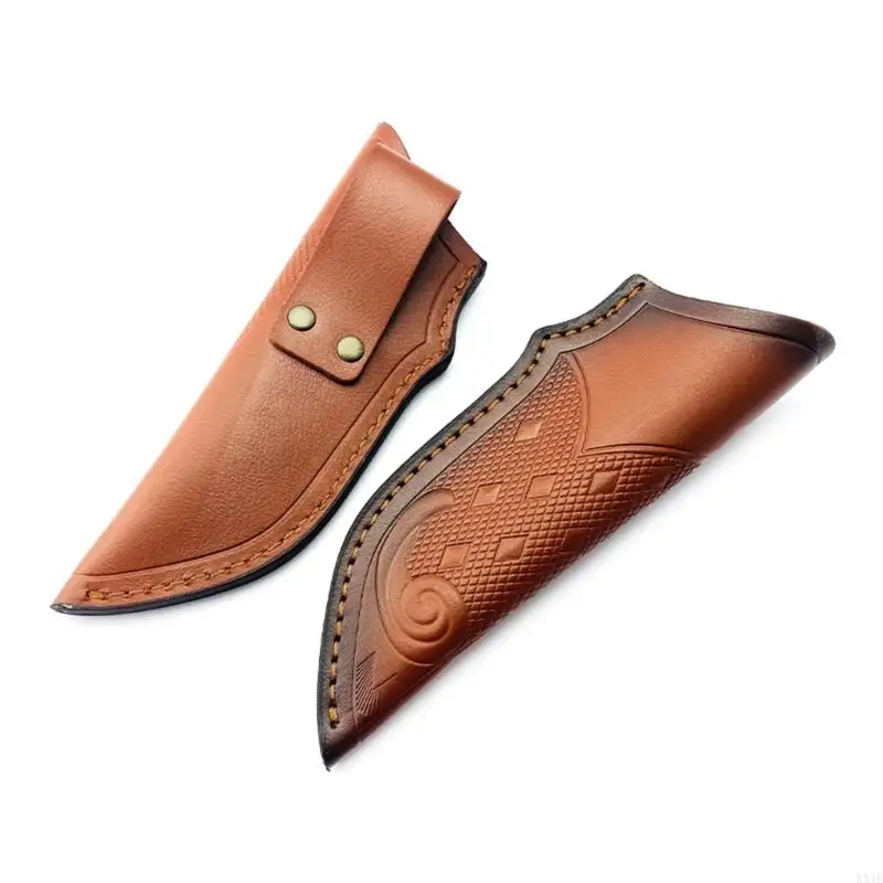 KX4B Multitools Leathers Sheath Knife Case Pocket Gold Sheath HALSTER