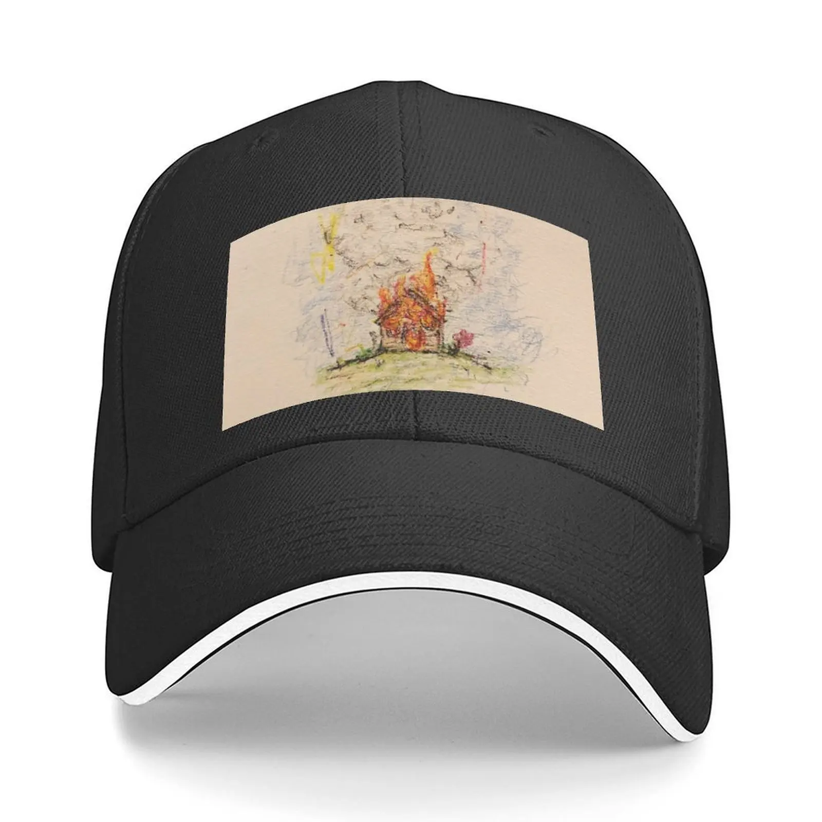 

isaiah rashad house is burning Baseball Cap hard hat Horse Hat New In The Hat fashionable Men's Women's
