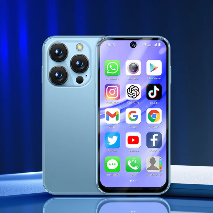 SERVO 19PRO 4G réseau Mini Smartphone Android12 OS RAM 6GB ROM 128GB Play Store GPS OTG 3.88 "affichage 2 SIM téléphones intelligents de poche