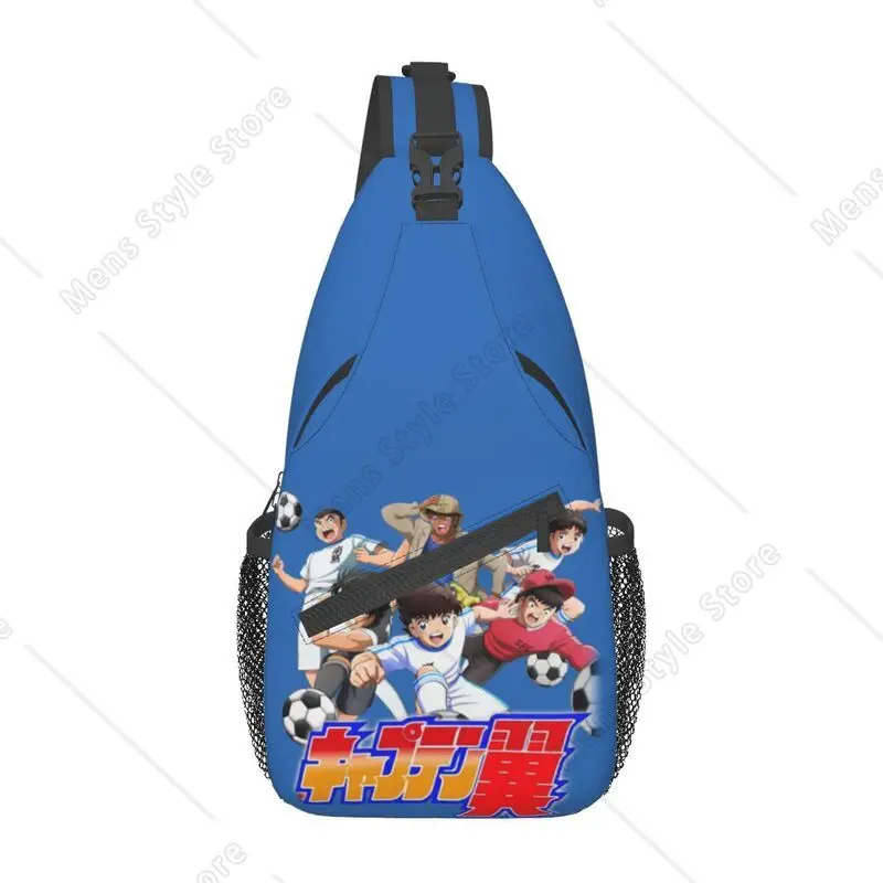 

Рюкзак через плечо Captain Tsubasa Newteam, мужской рюкзак на заказ для мальчиков, футбола, нагрудная сумка на плечо для путешествий, пешего туризма, рюкзак